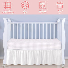 SmoothNovelty pleated design elevates nursery style with a refined, timeless silhouette.