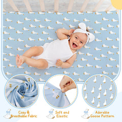 SmoothNovelty soft microfiber crib sheet feels gentle on skin and breathable.
