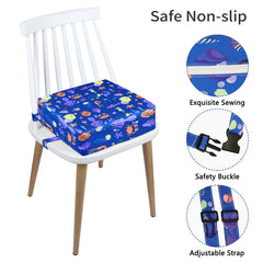 SMZCTYI booster seat's non-slip bottom keeps meals steady