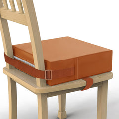 SMZCTYI toddler booster seat front view demonstrates stable dining support for meals.