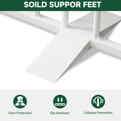 Snagle Paw freestanding gate demonstrated in a doorway for quick setup.