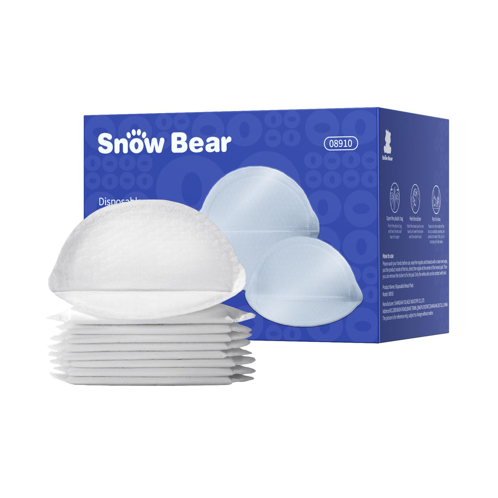 Snow Bear ultra-thin nursing pad pack offers discreet all-day protection.