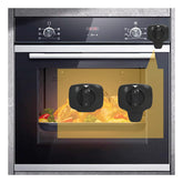 Snowharp knob-switch oven lock close-up for childproofing busy kitchens