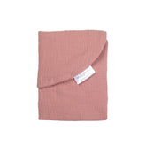 Snuggle Me Baby Lounger Curve Cover Gumdrop close-up showing organic cotton texture for baby-safe comfort.