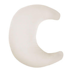 Snuggle Me Organic Nursing Pillow cover close-up shows breathable organic fabric for baby comfort