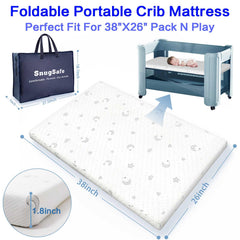 SnugSafe waterproof cover protects the mattress core from spills.