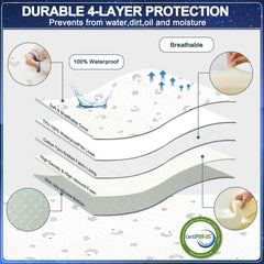 SnugSafe pack-play-mattress-pad-edge-support creates a snug, gap-free fit.