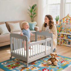SnugSafe pack-play-mattress-pad-waterproof-cover seals spills while staying breathable.