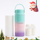 Snugtale 22oz breast milk chiller package enables on-the-go cooling without ice.