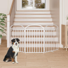 Snuowu anti-slip feet keep the gate stable on floors.