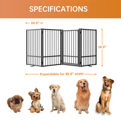 SNUOWU walk-through door with dual lock supports easy access and pets safety
