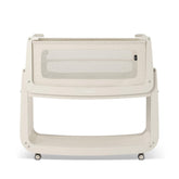 SnuzPod5 bedside bassinet assembly demonstrates a secure setup for baby sleep near parents.