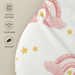 Soarwg Kids OEKO-TEX certified sheets provide a safe sleep surface.