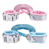 Socub anti-lost wrist link 2-pack pink-blue overview for kids safety