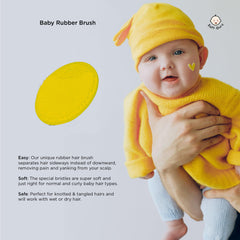 Soft Guru cradle cap relief usage scene demonstrating gentle grooming