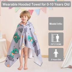 Softan Saftan hooded towel closeup emphasizes stitching and cozy feel.