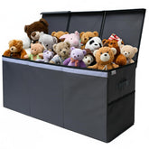 SoftOwl extra-large toy storage organizer with lid, easy access for quick cleanup.
