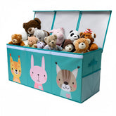 SoftOwl extra large toy storage organizer with lid on keeps toys dust-free and ready.