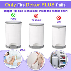 SOHBCLE Dekor Plus refill close-up of extra-thick, leakage-proof material
