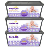 SOHBCLE refills demonstrate Genie compatibility for easy bag changes and odor containment.