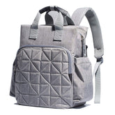 SoHo Designs Kenneth Diaper Backpack front view showcases organized storage for on-the-go parents
