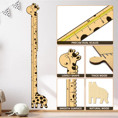 soleim measuring-board-wooden durable height ruler for easy in-room use.