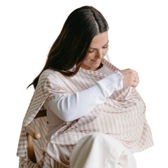 Solly Baby nursing cover ultra-breathable for discreet, cool feeds on the go.