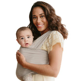 Solly Baby Wrap buttery-soft TENCEL fabric for breathable comfort.