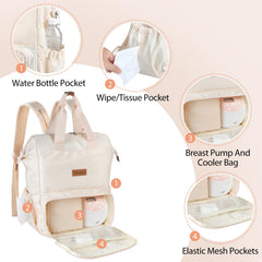 SOLPKD waterproof mat inside bag provides spill protection during pumping sessions