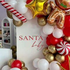 SOLUXIKA Santa Baby decal on windows brings seasonal charm to welcome spaces.