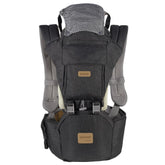 SONMEI ergonomic baby carrier hip-seat showing comfortable hip-seat support.