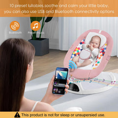 Soobaby baby swing lullabies playback for soothing sounds and stories