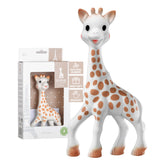 Sophie la girafe authenticator QR code confirms authenticity for peace of mind