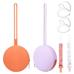 Sopkdey pacifier case travel compact keeps pacifier clean on the go