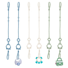 Sopkdey toy straps set of 6 clips for stroller storage and travel convenience.