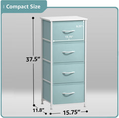 Sorbus dresser storage tower steel-frame emphasizes durable vertical organization