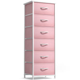 Sorbus Fabric Dresser front view with six fabric drawers for kid's clothing organization.