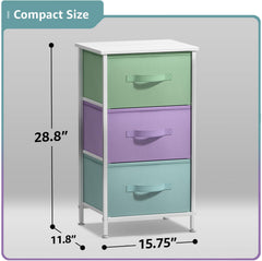 Sorbus nightstand display-surface space for lamps and books enhances bedside organization.