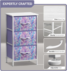 Sorbus nightstand drawer open view showing easy-access storage.