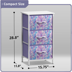 Sorbus removable fabric drawers provide flexible storage for toys and clothes.