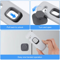 Sorcristy oven door lock demonstrates a practical kitchen safety feature without drilling.