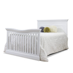 Sorelle 215 toddler bed rail in use provides safe nighttime transition
