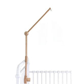 Sorrel + Fern baby crib mobile arm wooden holder securely supports your mobile.