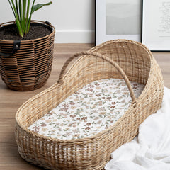 Sorrel + Fern soft cotton blend sheets provide breathable comfort.