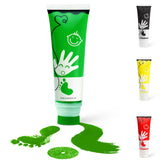Sortnic green handprint tube enables safe baby keepsake prints at home.