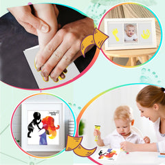 Sortnic Yellow Baby Book Prints demonstrating milestone keepsakes