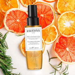 SOTHYS Nourishing Body Elixir cedar escape texture ideal for massage and daily hydration.