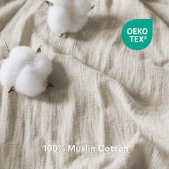 SOULFUL crib sheets with elastic-fit for easy changing and secure flat fit