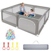 Sour Lemon baby playpen outer view showing spacious, safe enclosure for toddler play