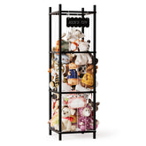 SpaceAid stuffed animal storage assembly shows sturdy construction for quick playroom organization.